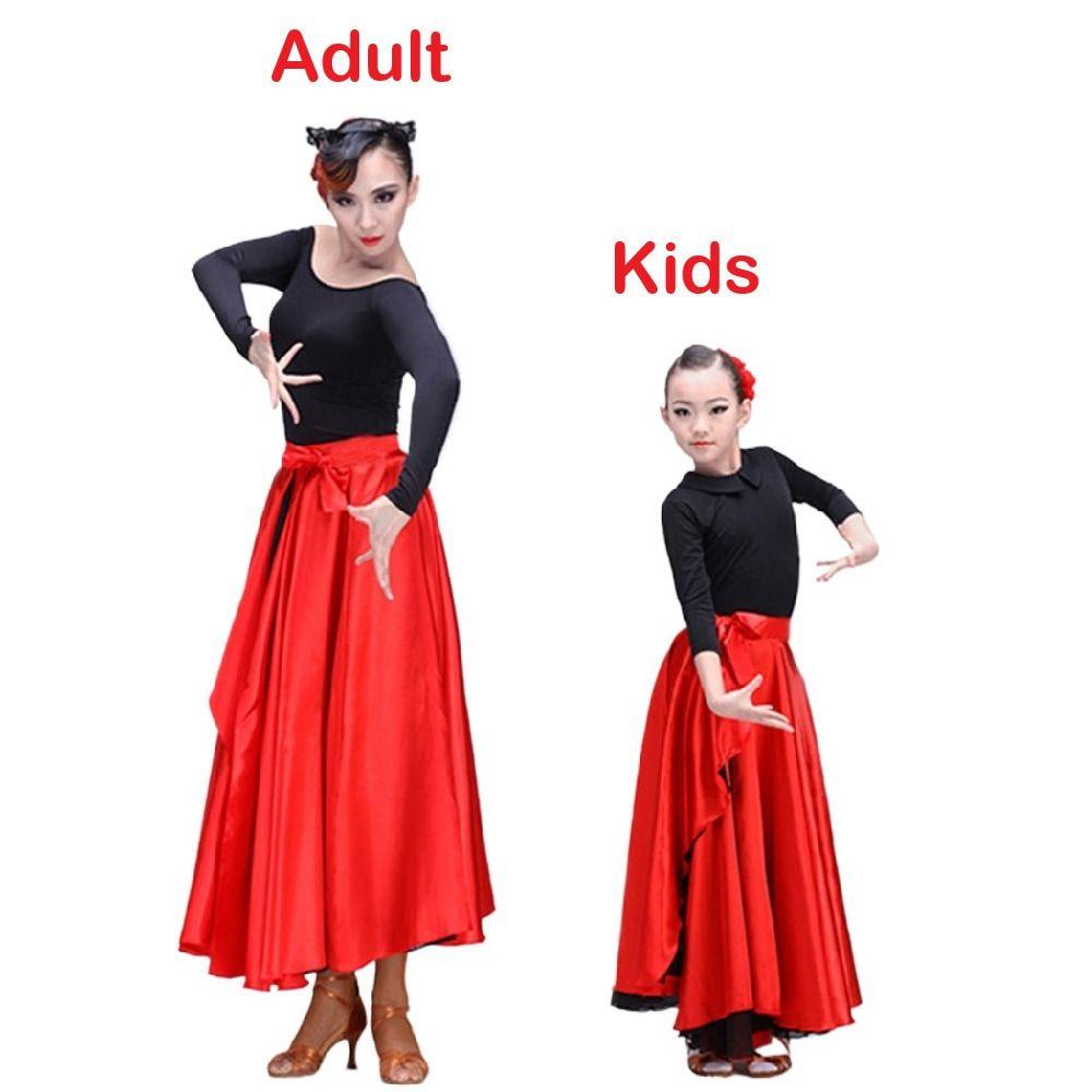 Smooth Belly Dance Costumes Big Swing Large Swing Skirt Fashion Gypsy Women Skirt Children Girls