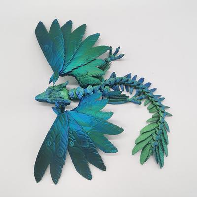 3D Printed Dragon With Wings Animals Toy  Dragon Fidget Toys Full Articulated Dragon  Dragon Adults Fidget Toys