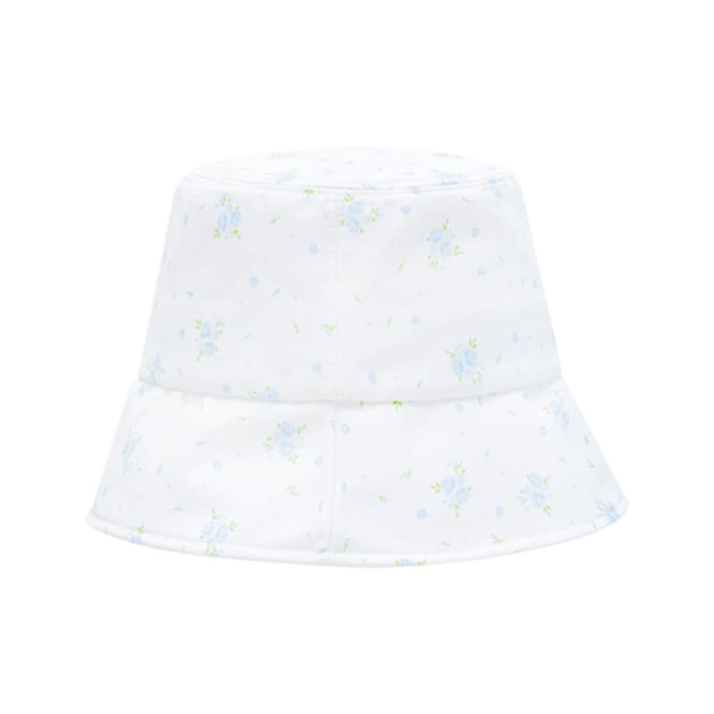 Margarin fingers FLORAL BUCKET HAT (HELLBLAU)