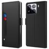 For Xiaomi 15S Pro Case Stand PU Leather Phone Cover Card Holder Mirror