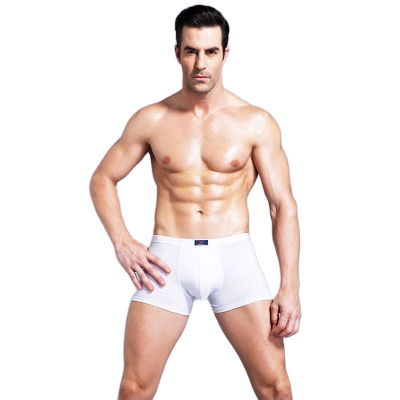 Pánské boxerky bílé spodní prádlo bavlna spodní svatební šortky modalové spodky spodky kalhotky pod oblečení spodky