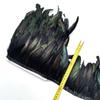 5-10Meter Natural Chicken Rooster Tail Feathers Trims Fringe Plumas Wedding Party Dress Decoration Needlework Accessories13-18cm