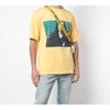 Palace Wise Up Disaster Artist James Franco Print Short Sleeve T-Shirt Unisex Tops Yellow P17TS010