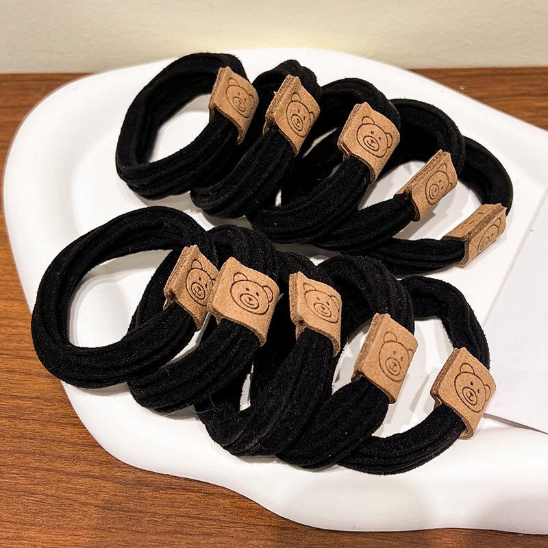 Koreanischer minimalistischer Haargummi - Stilvolles Gummiband für Mädchen & Kinder, Trendiges Haaraccessoire