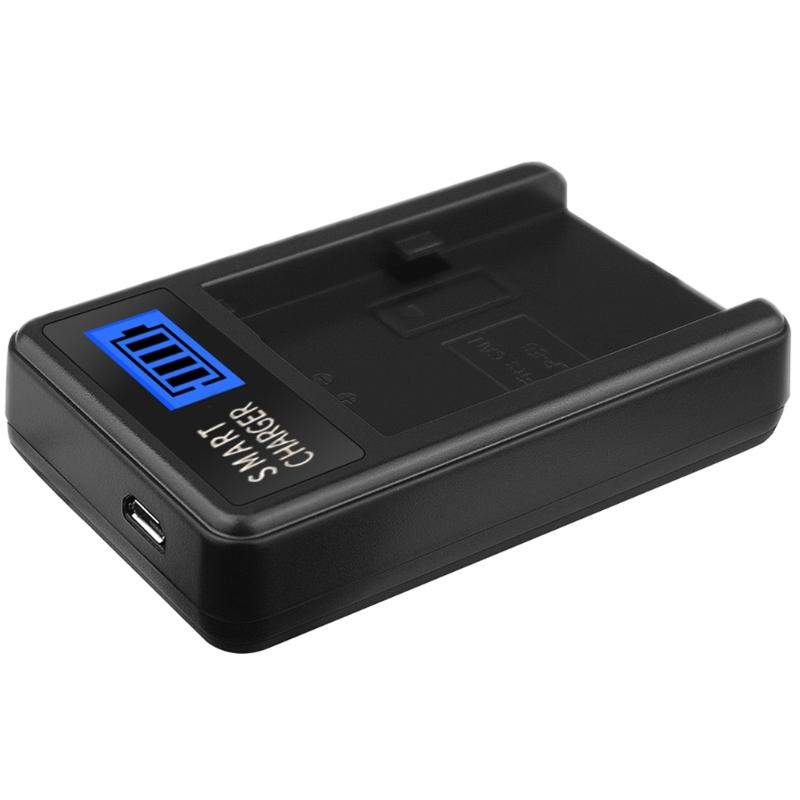 Rapid LP-E6 LCD USB Battery Charger for  EOS 5D Mark II, EOS 5D Mark III Camera Stay Powered for Travel