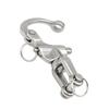 Pair Jaw Snap Shackle Diving Clips for Sailboat Spinnaker Halyard Sailing Rigging