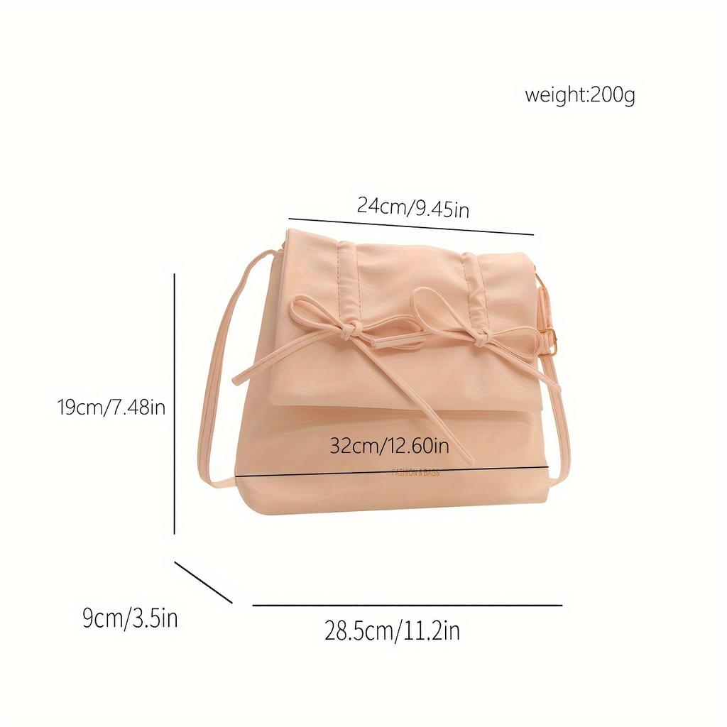 Bow Large Capacity Envelope Bag New Shoulder Bag Crossbody Bag