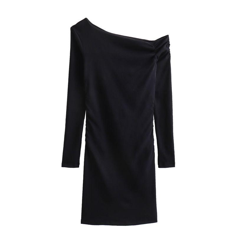 

Kaslead New Arrival Women s Clothing Fashion Style Fashionable Asymmetric Short Dress 5644855 800 Black M