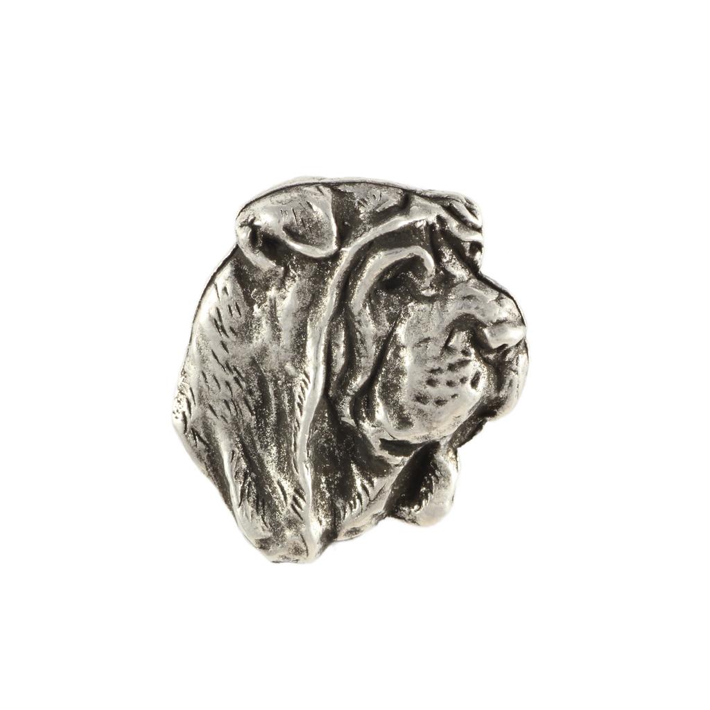 Shar Pei II - Dog brooch in a gift box, elegant pin, lapel pin for Art-Dog brand jacket