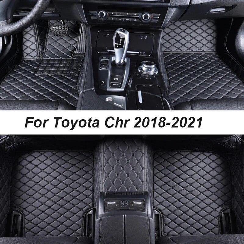 

Автомобильные коврики для Toyota Chr 2018-2021, дропшиппинг, центр авто, аксессуары для интерьера, 100% подходят, кожаные ковры, подушечки для ног