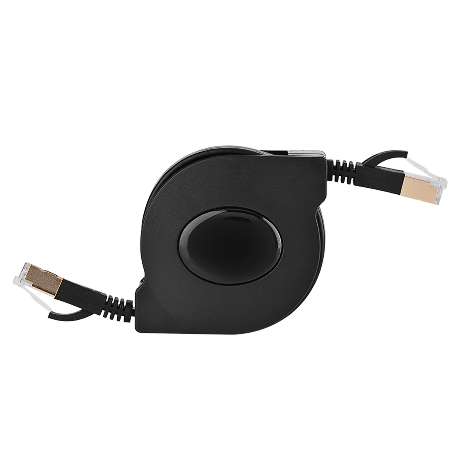 

Retractable CAT7 RJ45 600MHz Patch Shielded Lan Network Cable Flat Ethernet Cord