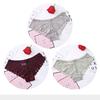 Sexy Slips für Frauen Spitze Atmungsaktiv Weibliche Unterwäsche Slip Transparent Brief Mädchen Unterhosen Set M-XXL 3 Stück/Los