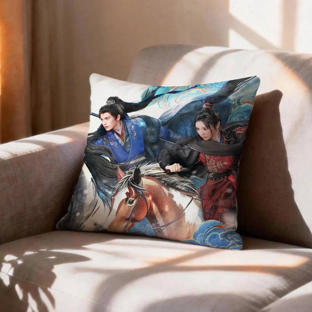 COOL TThe TV series PPursuit of Jade Pillow Case Pattern Printed Pillowcase For Living Room Sofa Cushion Cover