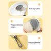 Self-Cleaning Cat Grooming Comb Stainless Steel Teeth Dog Detangling Comb with Anti-Slip Handle Deshedding Brush for Long Short Hair Pets