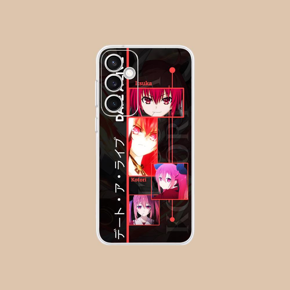 Date a Live Kotori Itsuka Klare Handyhülle für Samsung Galaxy S25 S24 S23 S22 S21Plus FE Ultra Bunte Hülle