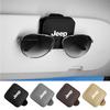 Car Glasses Sun Visor Box Auto Sunglasses Clip Card Accessories For Grand Cherokee Wrangler JK Gladiator Compass Renegade