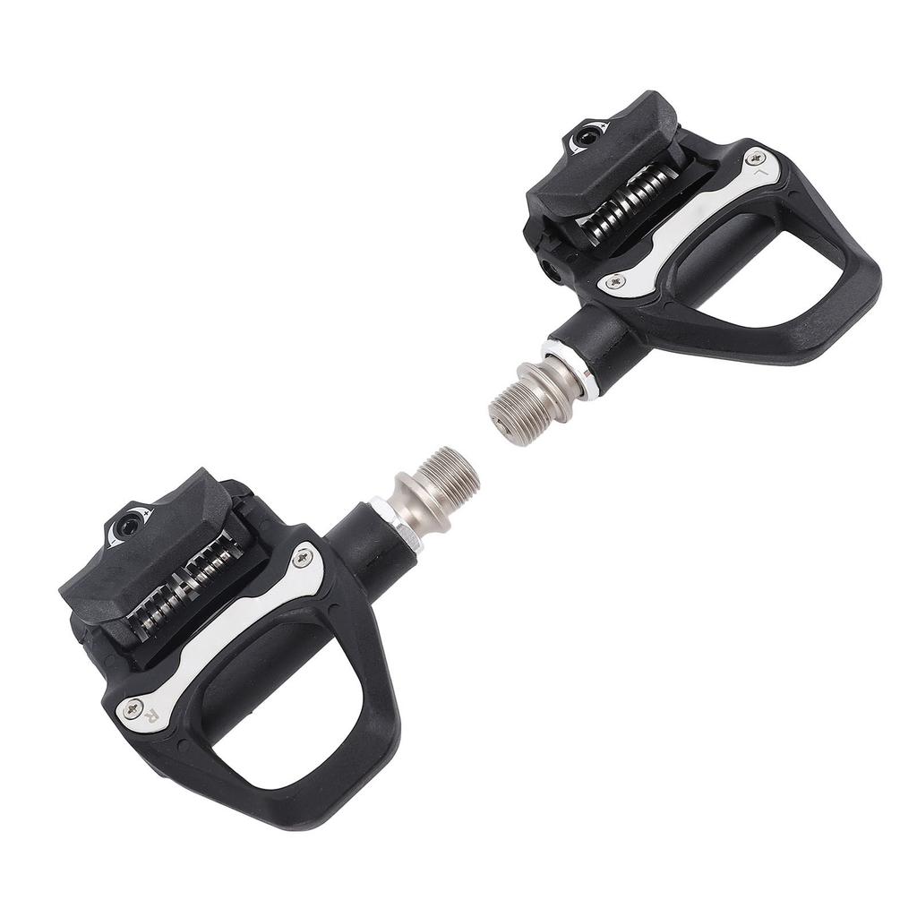 2PCS Road Bike Pedals Sealed Bearing Nylon Fiber Self Locking Cycling Pedal with Installation Kit Adjustable Tightness