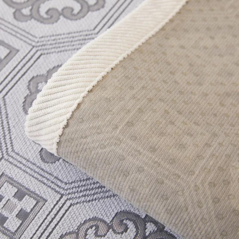 Chenille Jacquard Sofa Cover Anti Slip Solid Color Sofa Towel Decoration Home Furnishing Universal for All Seasons Sofa Cushion