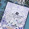 15*20cm Christmas Snowman Clear Rubber Stamps Santa Reusable Transparent Silicone Stamp Seals for Xmas Winter Journaling Card Ma