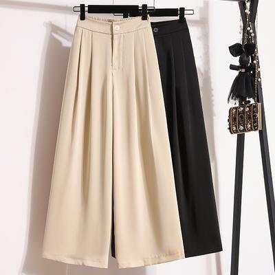 DIMANAF Pantaloni Larghi Lunghi Primavera Taglie Forti Donna Elastico Casual Larghi Pantaloni Harem Vita Alta Vintage Monocolore Larghi Pantaloni Base 5XL