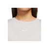 Nike Solid Color Drop Shoulder Breathable Short Sleeve A-Line Dress Women Dress Grey CJ2243-236