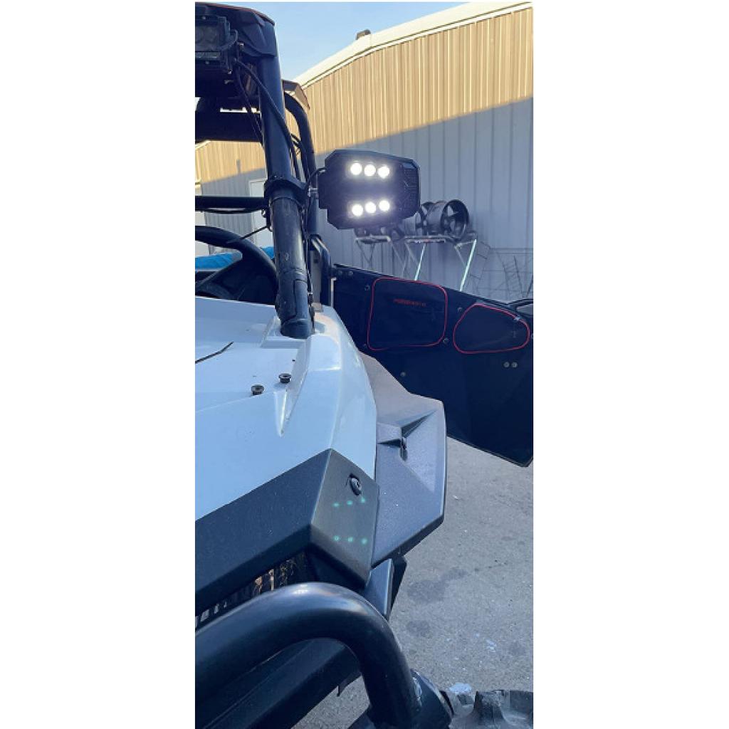 High Quality Rearview Mirror Side View Mirrors Backup Mirrors Adjustable Side Mirror Lights Rearview Mirror For  Can AM Maverick X3