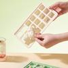 Ice Cube Mold with Lid And Storage Box Press-Release Ice Cube Tray for Freezer BPA-Free Odorless Food Grade Plastic Ice Maker for Home Party