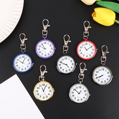 Taschenuhren Krankenschwester Taschenuhr Schlüsselanhänger Anhänger Uhr mit Batterie Arzt Medizinische Vintage Uhr Geschenk