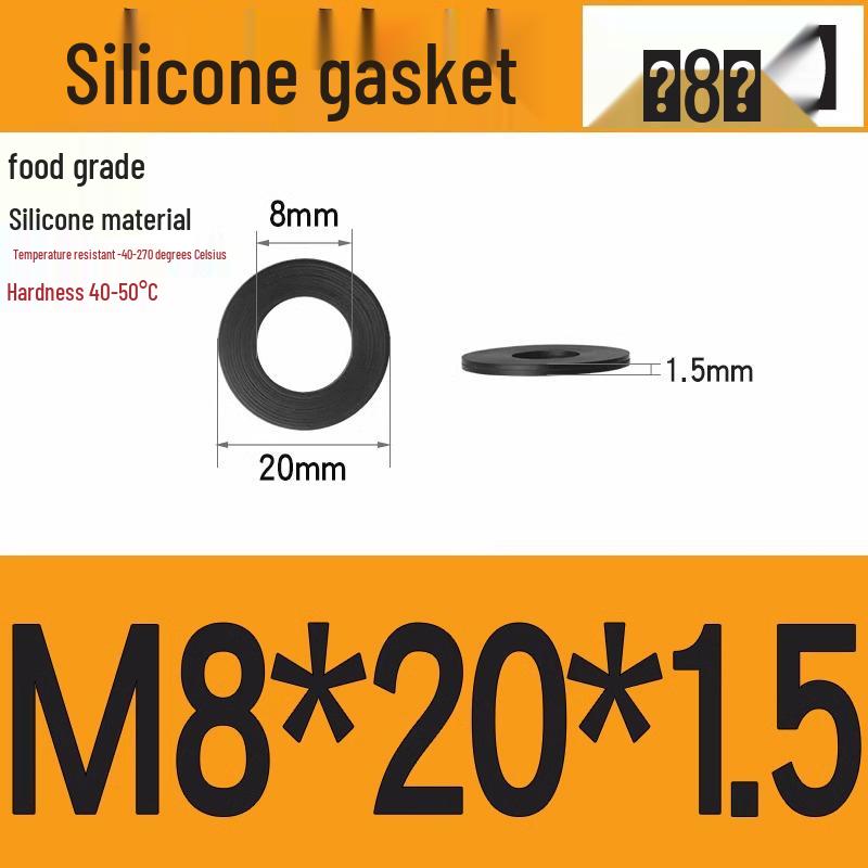 Silicone High-Temp Waterproof Gasket & Shock Absorbing Seal Pad