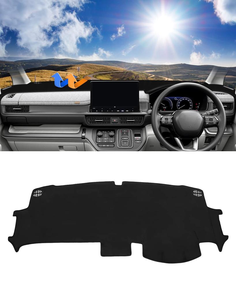 Cartist STEPWGN AIR SPADA Dashboard for Honda Stepwgn and RP8 2022 Present Specific Dashboard Sun Heat Clear Interior Set Suede Mat/Cover RP6, RP7,