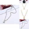 Collier à chaîne en métal style punk avec pendentif pour hommes et femmes