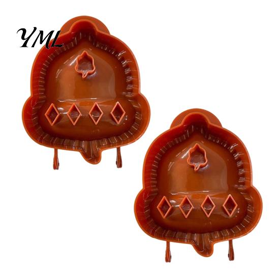 Nonstick Hand Pie Press 2Pcs Fall Molds Set, Autumn Theme Dough for Pumpkin Apple And Kitchen Baking Tools Acorn Mini Fruit Pies, Thanksgiving Tools,