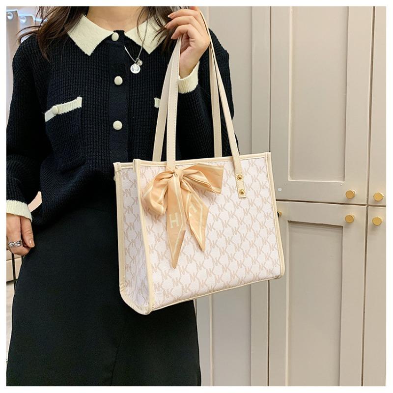 Bag women's large-capacity new armpit bag single shoulder portable printed women's bag fashionable and popular tote bag