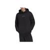 Adidas Sweat à capuche décontracté brodé logo Trèfle Originals Homme Hauts Noir HN0381