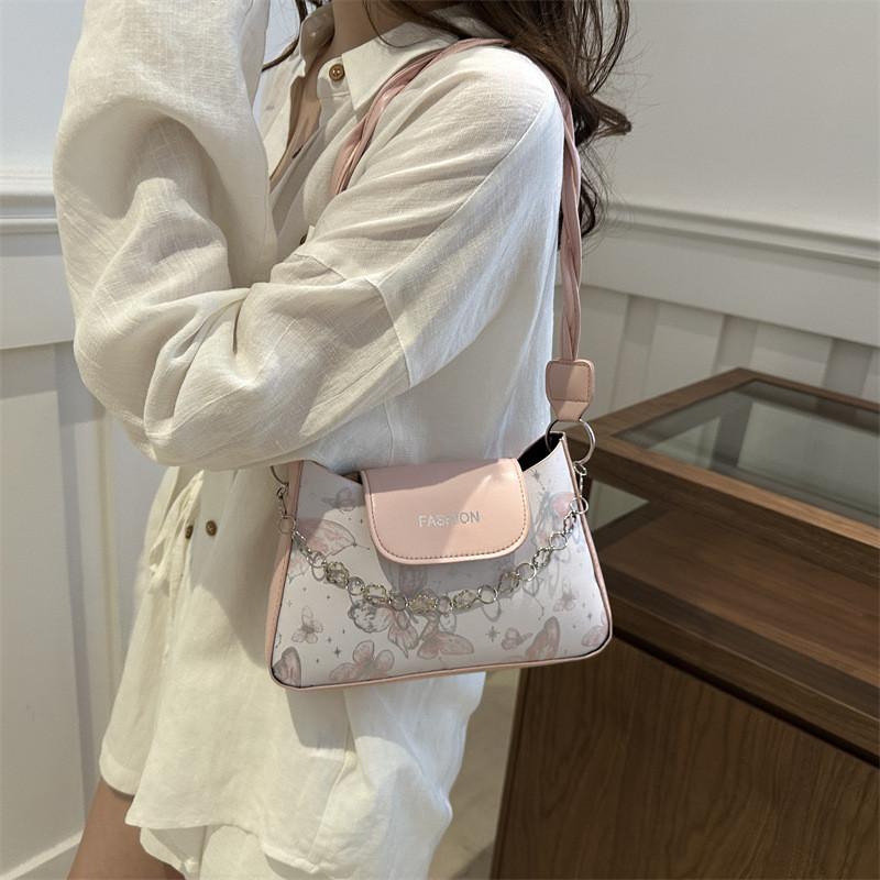 Trendy Korean Style Color Block Mini Bag Small Shoulder Crossbody Purse For Summer