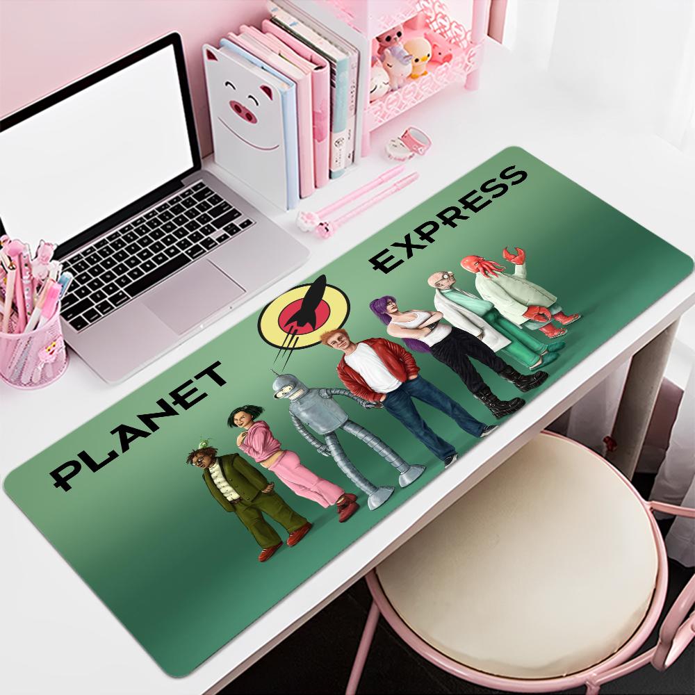 Tappetino Mouse Cartoon F-Futurama Skin Personalizzata Cartoon Anime Tappetino Mouse da Gioco Tappetini Mouse Tastiera Tappetino Scrivania Accessori Camera da Letto