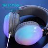 Y680 Bluetooth RGB Color Changing Gaming Headset with Headband - E-sports Style