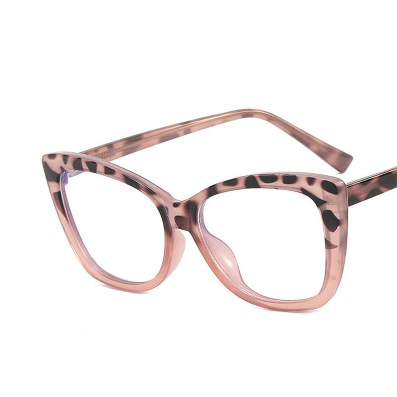 

Cat Eye Blue Ray Blocking Optical Lens Eyeglasses Frame PC Fashion for Women Men Square Eyeglasses Frames Retro Glass Eyewear