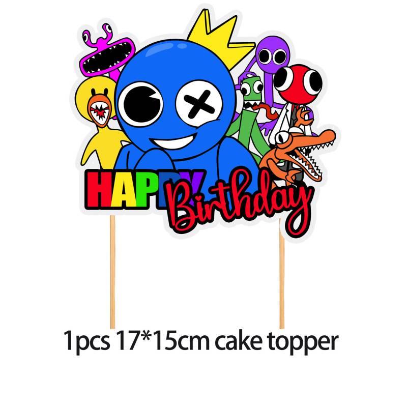 Friends Rainbow Theme Birthday Party Supplies Balloon Banner Cake Toppers Decor