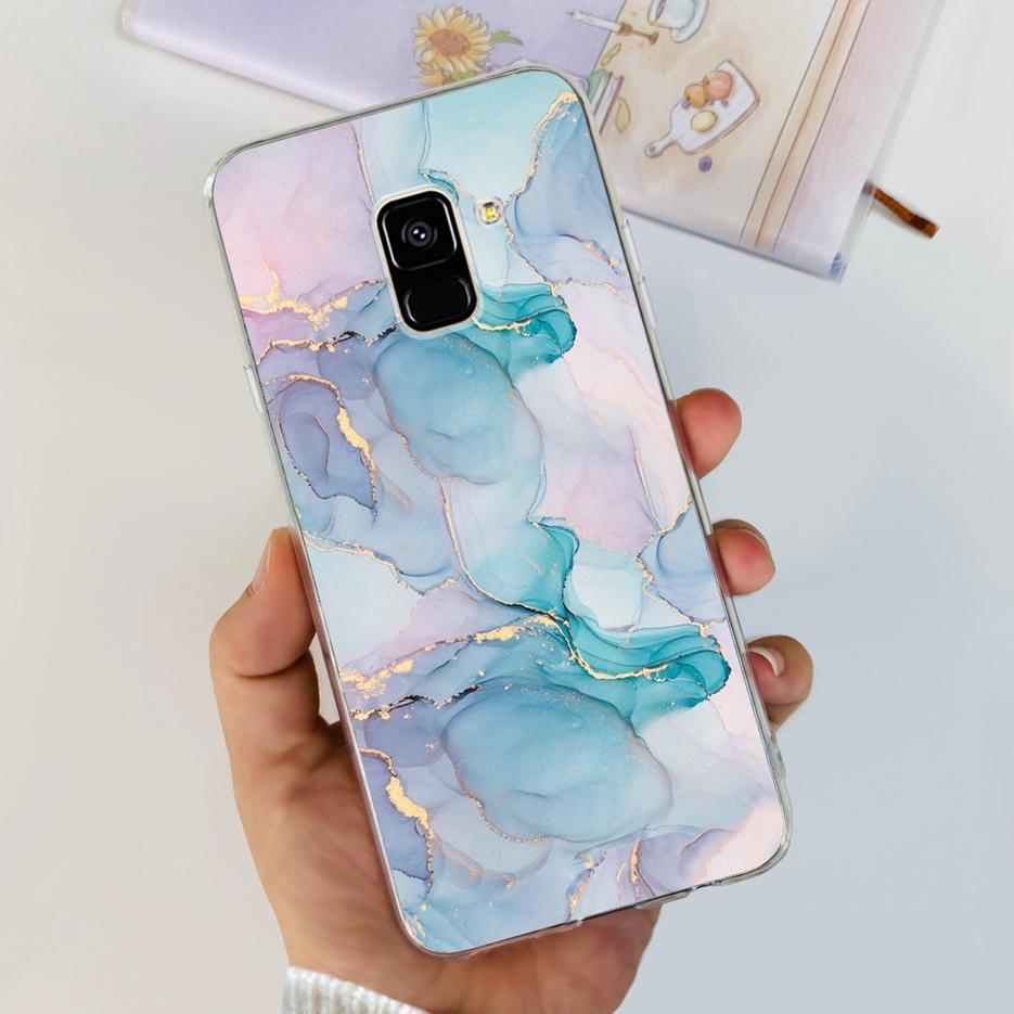 For Samsung Galaxy A8 2018 Case SM-A530F New Fashion Painted Cover Soft Silicone Phone Case For Samsung A8 Plus A8+ A730F Bumper