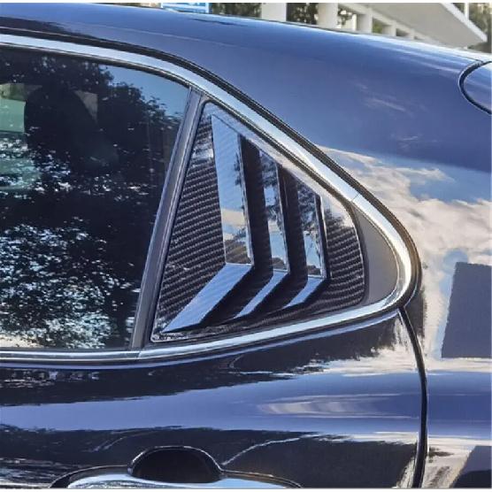 For Toyota Camry Sedan 2018  - ABS Plastic Rear Window Quarter Louver Cover Side Vent Trim Car Adhesive Accessories