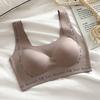 New seamless neckline design, bra with big breasts and small underwear, thin women's styles gather together to close secondary breasts and prevent