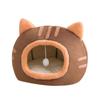 Sweet Cat Bed Warm Pet Tent Cosy Kitten Lounger Cushions Cat House Tent Very Soft Small Dog Mat Bag Washable Cats Beds