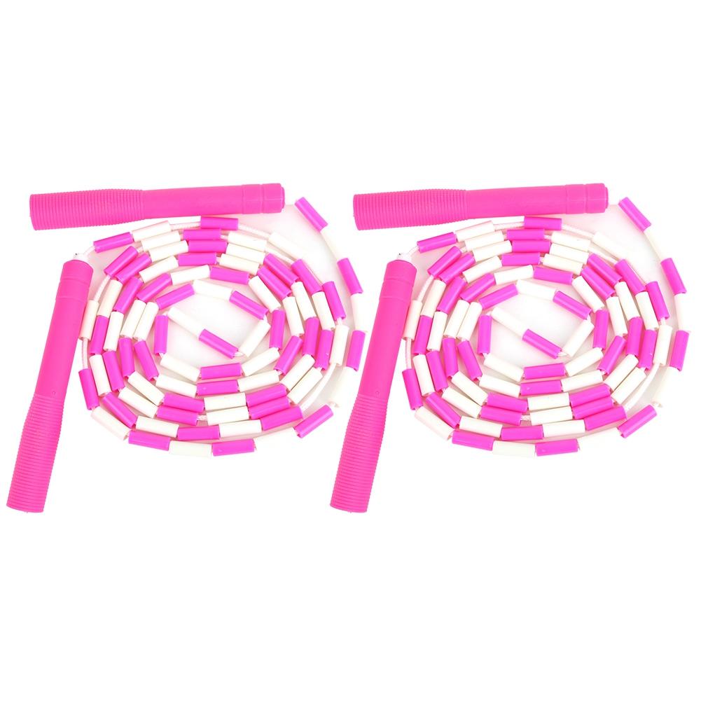 

2PCS PVC Colorful Joint Rope Skipping Children Kindergarten Adults Fitness Supplies