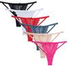 Stretchy Strappy Sheer Lace Thong Low Waist Romantic Panties Floral Embroidery Briefs  Ladies Girls