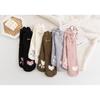 Winter half-length velour mid-calf women's socks coral velour socks casual colour-blocked thickened warm floor socks adult terry socks