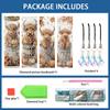 4Pcs DIY with Butterfly Pendants Diamond Painting Art Bookmarks for Beginners Ideal Choice for Home Office Use