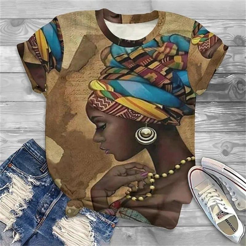 Bohemia Girl 3d Printed Kids Adult T-shirt Summer Women's Casual Outdoor Girl Short Sleeve Tees Top Pullover