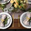 4Pcs Gold Bow Napkin Ring, Reusable Napkin Holder, Suitable For Valentine'S Day, Parties, And Wedding Table Decorations