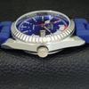 VINTAGE REFURBISHED SEIKO 5 AUTOMATIC 6309A JAPAN MENS BLUE DIAL WATCH a440831-4